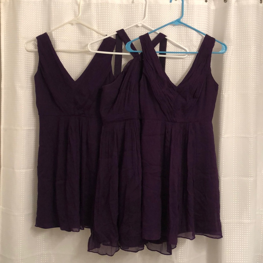 J Crew bridesmaid dresses LOT of 3